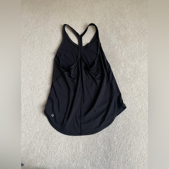 Lululemon Fast Lane Singlet Tank Top Size 8 in Black - Picture 5 of 10